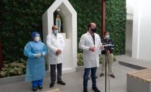 Escenario. La dirección municipal detalló en rueda de prensa como se lleva a cabo la vigilancia epidemiológica.