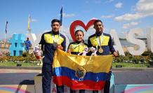 marcha oro Ecuador Juegos Suramericanos