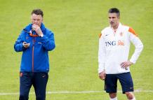Van Gaal Van Persie Holanda Mundial 2014