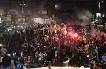 Nápoles Copa de Italia campeón