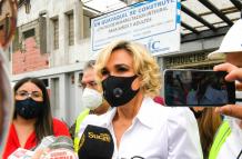 La alcaldesa Cynthia Viteri, en una reciente aparición pública.
