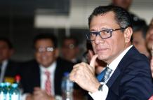 El exvicepresidente de Ecuador Jorge Glas (c), sen una fotografía de archivo.