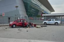 Escenario. El Terminal Terrestre Pascuales fue uno de los puntos donde se registró uno de los atentados con explosivos.