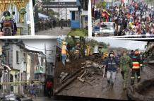 Imágenes de los hechos que más impactaron al Ecuador