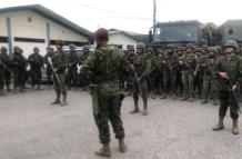 Militares en Guayas