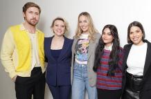 Ryan Gosling, Kate McKinnon, Margot Robbie, Ariana Greenblatt y America Ferrera.