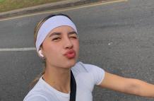 Gabriela Guzmán y la foto del besito y las palabras para Kendry.