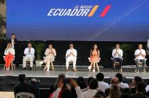 "El nuevo Ecuador" es una de las frases usadas por Daniel Noboa.