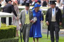 Carlos y Camila durante el Royal Ascot
