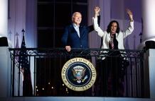 Fotografía de archivo del presidente de Estados Unidos, Joe Biden, junto a la vicepresidenta, Kamala Harris.