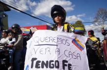 Marcha venezolanos Quito