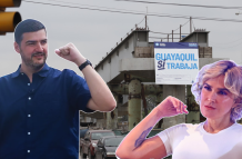 Aquiles Álvarez y Cynthia Viteri