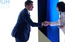 Daniel Noboa y Luisa González son dos de los 16 candidatos que se pelearán la Presidencia de Ecuador en las elecciones de 2025.