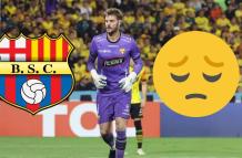 Javier Burrai en diciembre del 2024 tuvo su último partido en Barcelona SC.