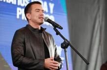 Daniel Noboa, presidente de Ecuador, ofrece su mensaje sobre las lluvias que azotan el país y las medidas adoptadas.