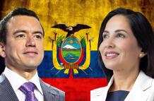 Daniel Noboa y Luisa González