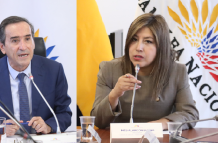 El correísta, Fernando Cedeño, de la Comisión de Justicia, y la oficialista, Inés Alarcón, de la mesa de Seguridad, se disputan la fiscalización de diferentes denuncias contra el Gobierno.