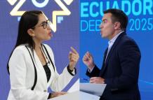 Luisa González y Daniel Noboa