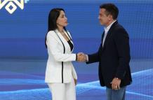 Luisa González y Daniel Noboa