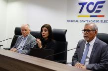 El TCE falló en contra de la vicepresidenta Verónica Abad y le quitó sus derechos políticos.