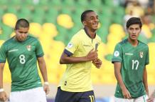 Ecuador sub-17 vs. Bolivia sub-17, Sudamericano sub-17, Edwin Quintero, tabla de posiciones