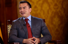 Daniel Noboa, presidente de Ecuador.