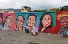 Mural de los Adorables Entenados en Manabí Ecuador