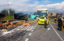 Accidente vía Quito-Papallacta