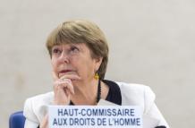 Ginebra. Michelle Bachelet, alta comisionada para los DD. HH.