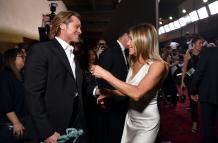 Brad Pitt y Jennifer Aniston durante la gala de los SAG.