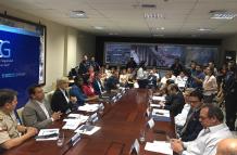Autoridades locales y nacionales se reunieron ayer para hacer la rendición de cuentas del Plan Más Seguridad.