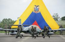 El evento rememoró que el 10 de febrero de 1995 cuatro aviones al mando del oficial Raúl Banderas reciben una alerta de ataque ante la incursión de cuatro aeronaves peruanas e inicia el combate.