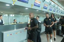 Salida de Barcelona Sporting Club hacía el vuelo con destino Asunción, Paraguay.
