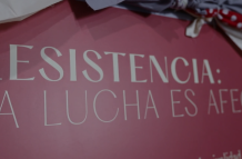 Guayaquil. Imagen de la exposición de arte feminista Resistencia.
