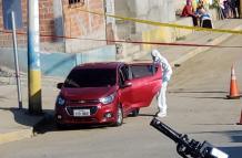 POSORJA, EN ESTE VEHICULO ASESINARON A UN HOMBRE