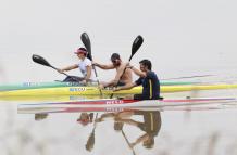 Ecuador kayak canoa entrenamiento coronavirus