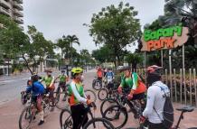 Día de la bicicleta ciclistas Guayaquil