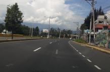 Tráfico vehicular a Quito