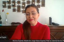 Sofía Espín conduce un programa por la liberación de Jorge Glas.