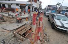 Limitaciones. La circulación es lenta en la calle 21 por trabajos de soterramiento y regeneración urbana.