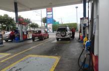 Estación. En mayo el precio de la gasolina súper fue de 2,99 dólares, mientras que en abril fue de $ 2,69.