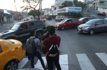 Congestión. El tráfico vehicular en ese sector es bastante complicado y caótico en horas picos (08:00 y 18:00).