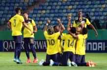 La selección ecuatoriana Sub 17 venció a su similar de Australia por 2-1 en Brasil.