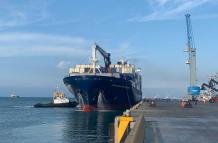 Se inauguró el servicio en el puerto de Manta la línea Naviera CMA - CGM.
