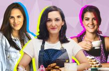 Andrea Salgado (Sailor Coffee); María José Noboa (Biscotti Galletas); Ana Belén Guevara (Las Recetas de Anita Belén).