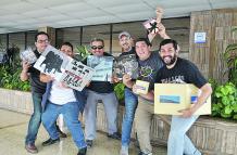 Douglas Reyes, Sergio Anchaluisa, Mauricio Maldonado, Andrés Calderón, Fabrizio Castro y José Santacruz.