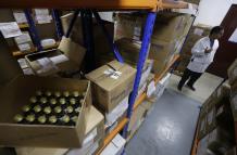 Procesos. La medicina caducada que estaba en las bodegas del hospital fue retirada el mes pasado. Se asegura que no hay al momento nada vencido.