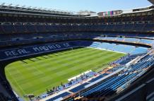  Esta imagen de archivo tomada el 21 de mayo de 2010 muestra una vista interior del estadio Santiago Bernabéu del Real Madrid.