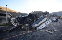 El bus se accidentó el 14 de agosto. Los pasajeros era de nacionalidad venezolana y colombiana. 