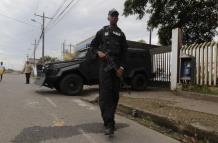 Destrucción. El 27 de enero una explosión con coche bomba dañó el 95 % del cuartel policial de San Lorenzo.